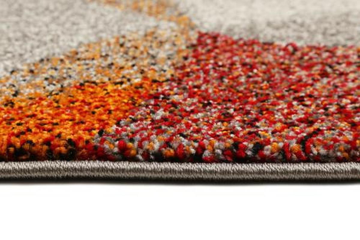 Webteppich Modernina - Rotbraun/Rot, KONVENTIONELL, Textil (80/150cm) - Esprit