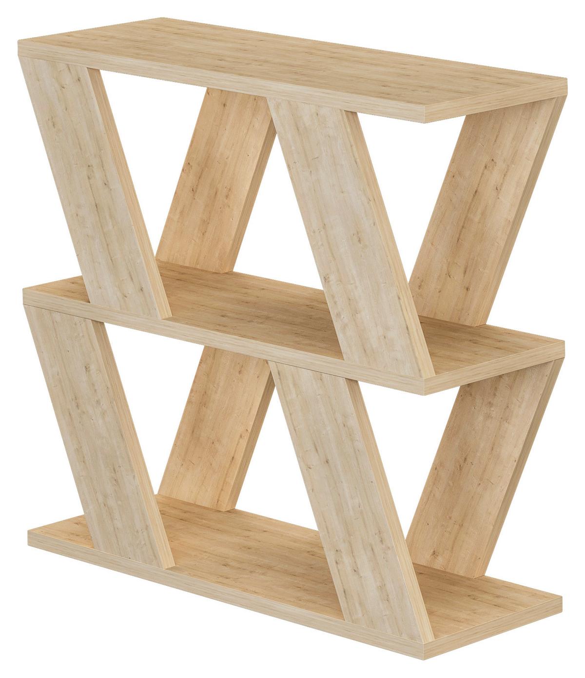 Beistelltisch Lazena Beistelltisch - Eichefarben, Design, Holzwerkstoff (60/56/22cm) - Livetastic