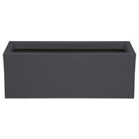 Pflanztopf Kunststoff 25 L In- Und Outdoor Graphit - Anthrazit, Basics, Kunststoff (59,5/22,5/20cm)