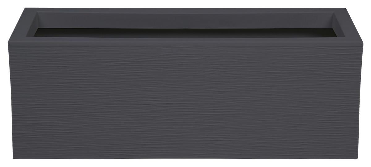 Pflanztopf Kunststoff 25 L In- Und Outdoor Graphit - Anthrazit, Basics, Kunststoff (59,5/22,5/20cm)