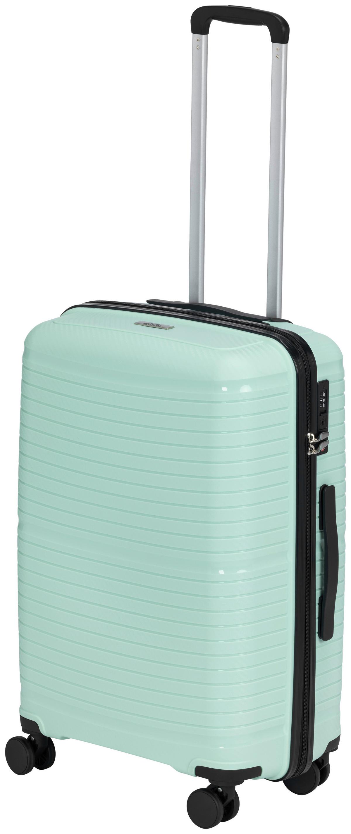 Reisekofferset Lenja - Mintgrün, KONVENTIONELL, Kunststoff/Textil - Luca Bessoni