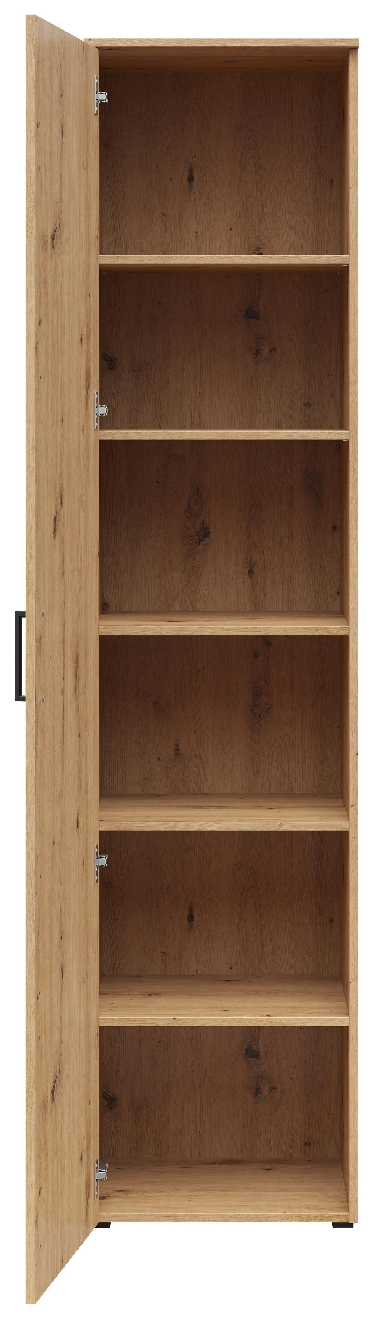 Szekrény Cabinet - Artisan tölgy, Modern, faalapú anyag (45/195/40cm)