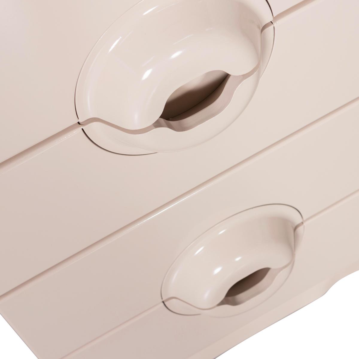 Kommode Merge Greige B: 44cm - Greige, Design, Holz (44/89/45cm) - Livetastic