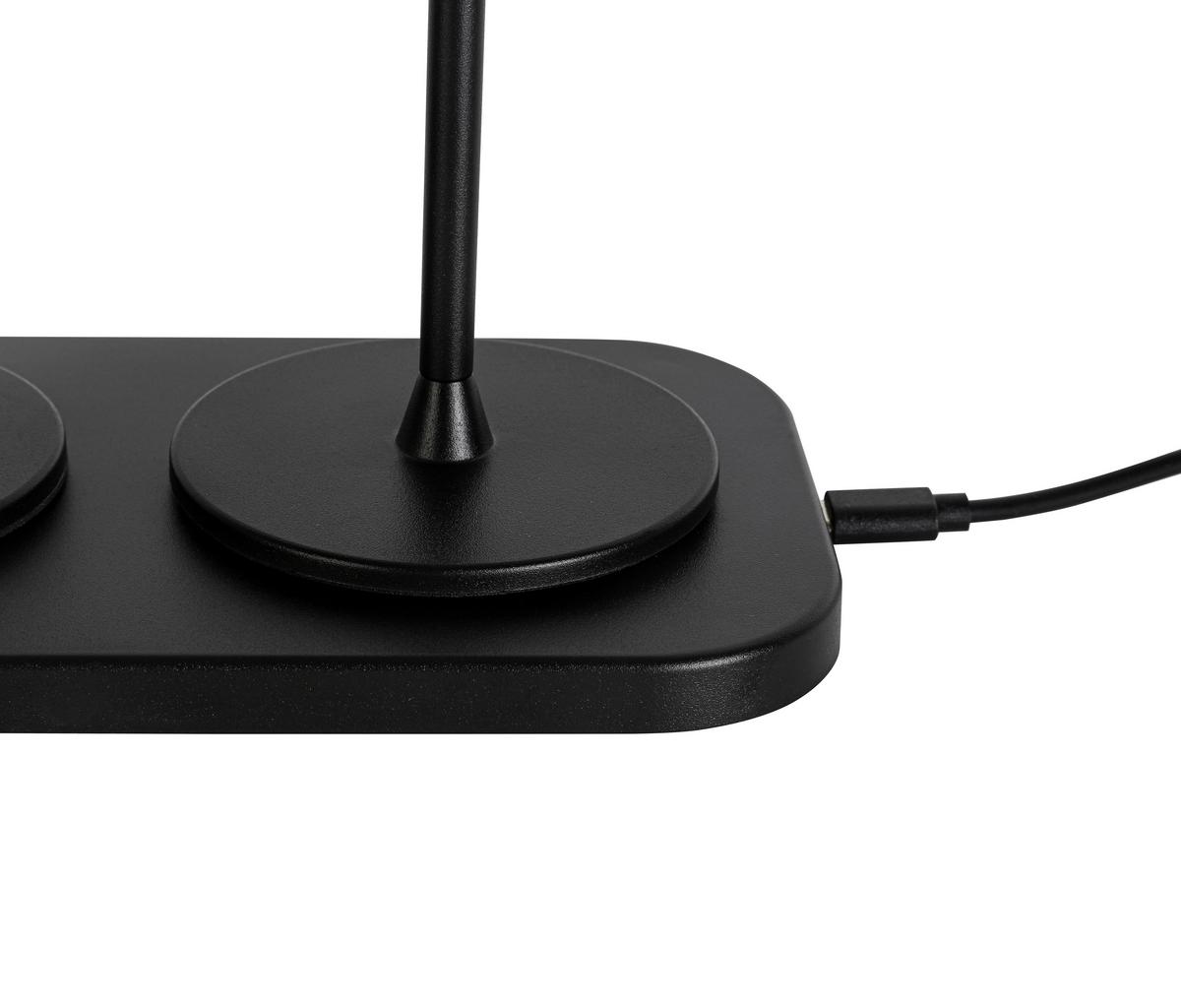 NABÍJATEĽNÁ STOLNÁ LAMPA THREMO - čierna/biela, Modern, kov/plast (11/30/21,1cm) - Mömax