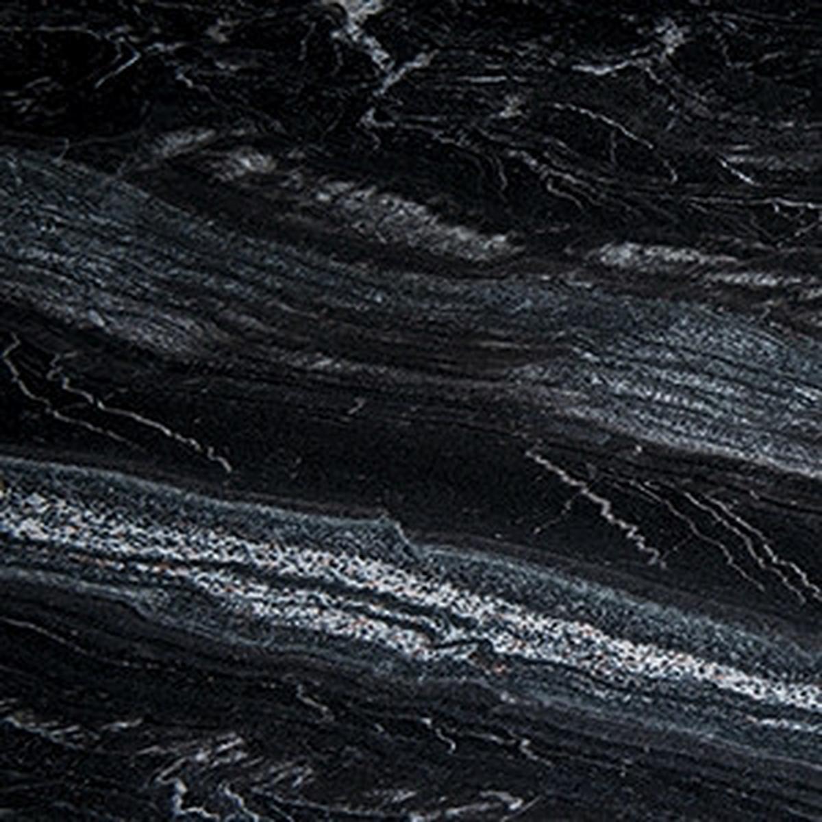 Naturstein Leather Look Naturstein Black Canyon - Schwarz, MODERN, Stein - Strasser