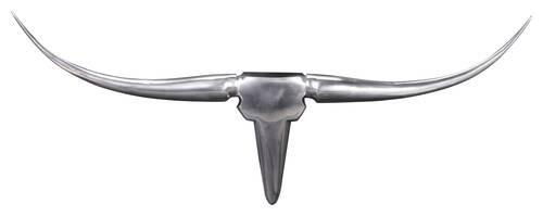 Wanddeko Wohnling Silberfarben B: 74 cm - Silberfarben, MODERN, Metall (74/35/5cm) - MID.YOU