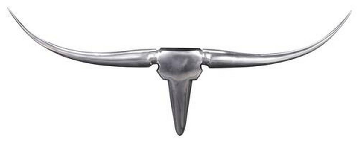 Wanddeko Wohnling Silberfarben B: 74 cm - Silberfarben, MODERN, Metall (74/35/5cm) - MID.YOU