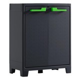 Geräteschrank Moby Niedrig 80/100/44 - Anthrazit, MODERN, Kunststoff (80cm) - Keter