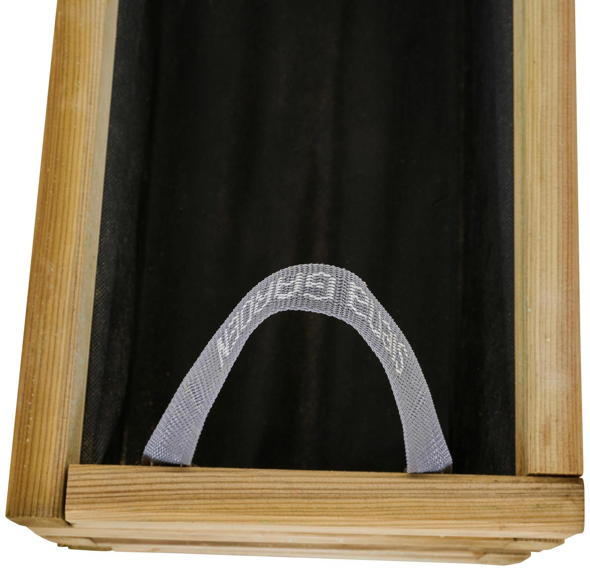 Blumenkasten Schwarz Kieferfarben B: 70 Cm - Schwarz/Kieferfarben, Basics, Holz/Textil (70/30/30cm) - Siena Garden