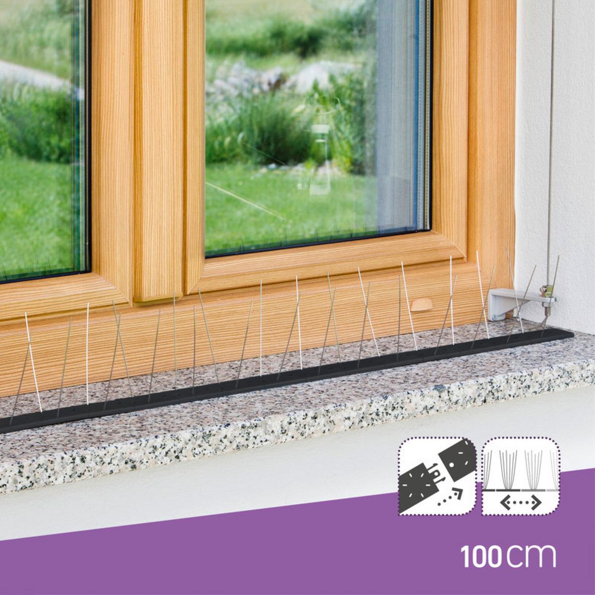 Vogel- & Taubenabwehr Starter Set - Schwarz, Basics, Kunststoff (102/11/5,5cm)