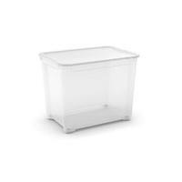 Tárolódoboz T Box Xl - áttetsző, Basics (55,5/42,5/39cm)