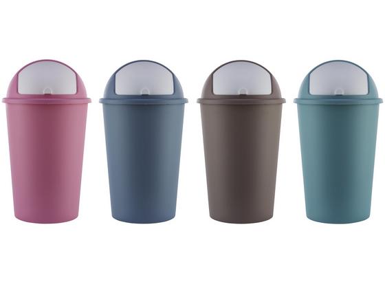 Odpadkový Kôš Sofia - svetlomodrá/modrá, Moderný, plast (50l) Odpadkový Kôš Sofia - svetlomodrá/modrá, Moderný, plast (50l)