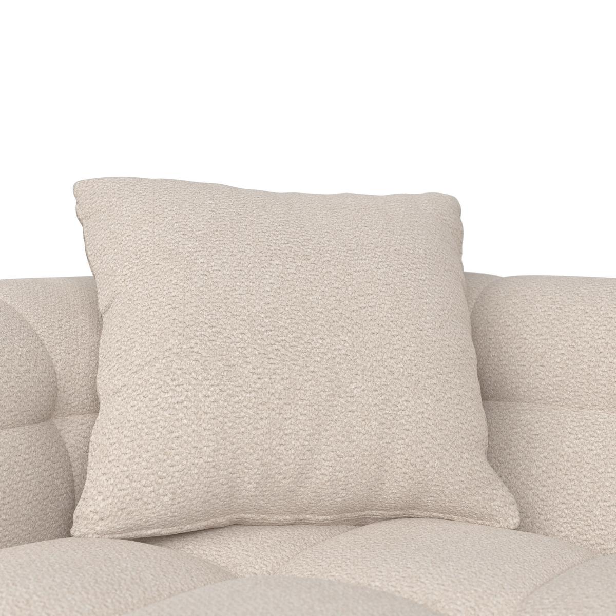 Sedacia súprava MAGDA, obojstranná, biele buklé - čierna/biela, Modern, drevo/textil (268/157cm) - Bessagi Home