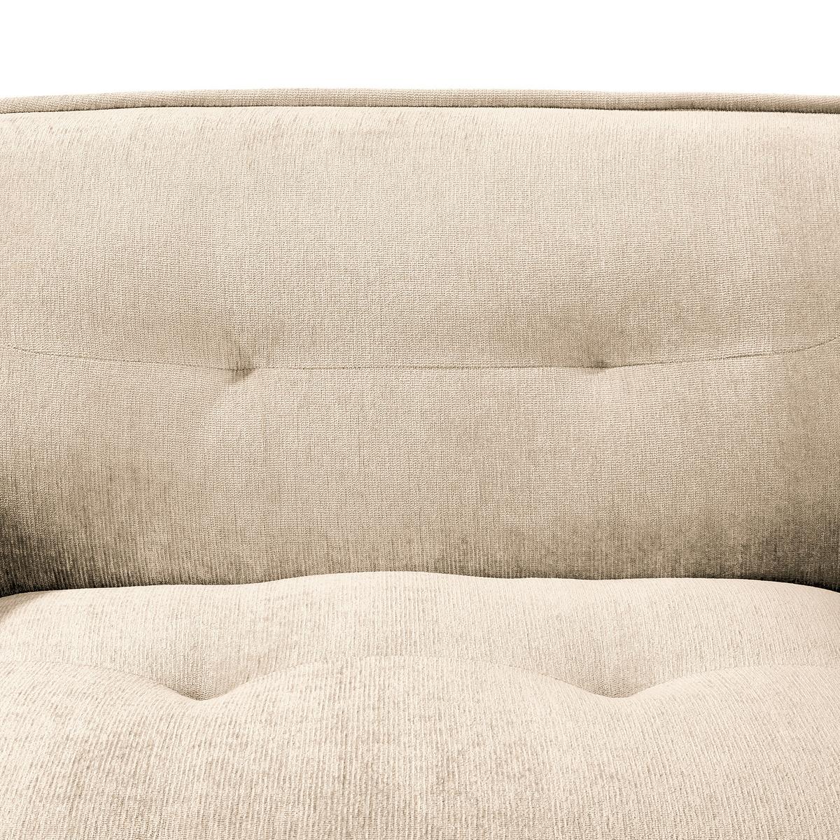 XXL-Sessel Fluffy, Creme B: 182 cm - Creme/Schwarz, MODERN, Textil (182/87/184cm) - Trendmanufaktur