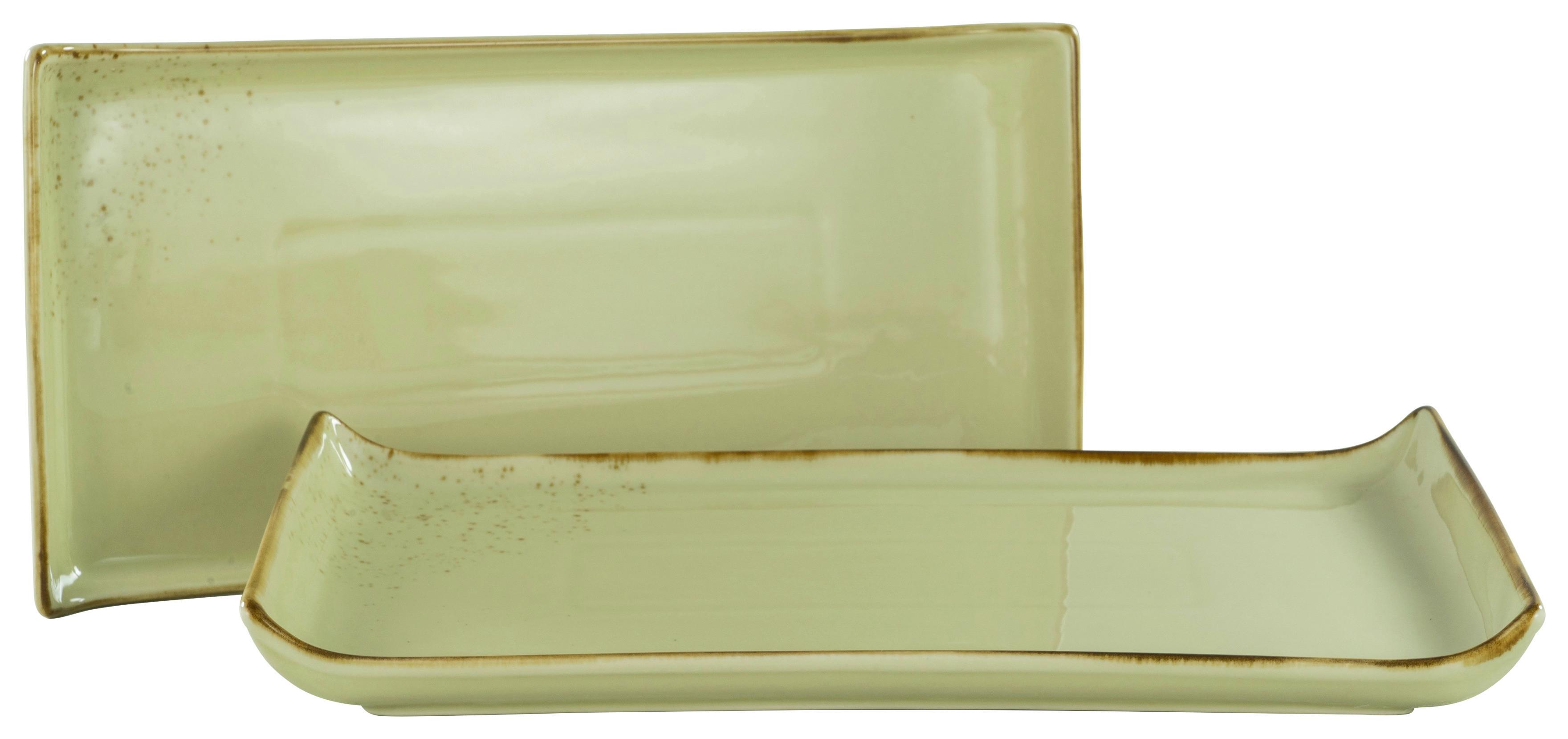 Servierplatte 33020 Nature Collection - Salbeigrün, Trend, Keramik (16,5/33cm) - Creatable