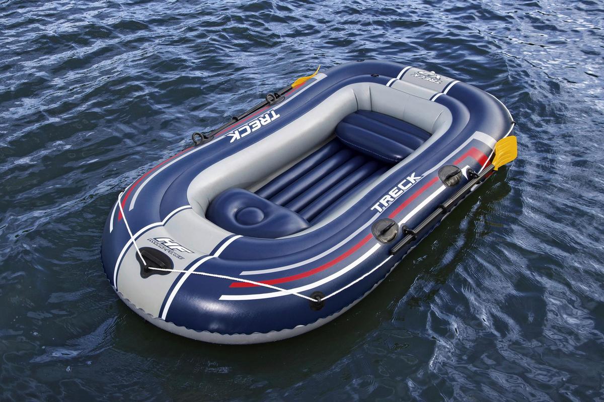 Schlauchboot Hydro Force B/H: ca. 255/127 cm - Rot/Weiß, Kunststoff (255/127cm) - Bestway
