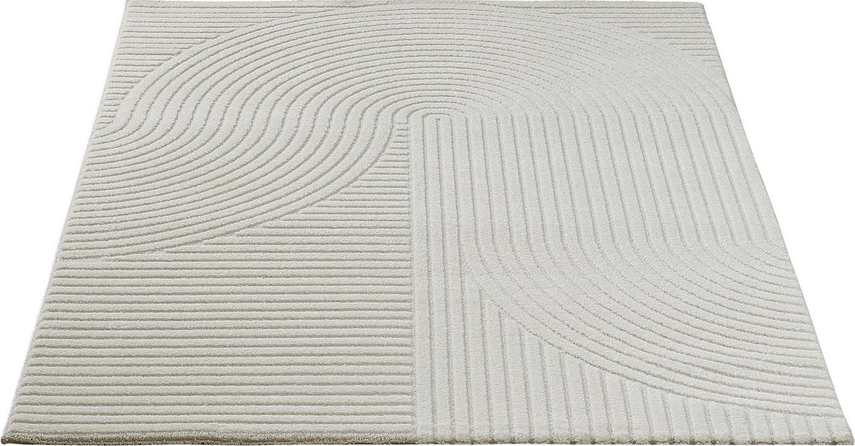 Webteppich Elio - Beige/Creme, KONVENTIONELL, Textil (160/230cm)