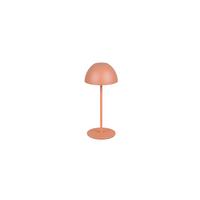 Akku-Tischleuchte Ortiz Aprikose D: 9 cm - Aprikose, Trend, Kunststoff (9/20cm)
