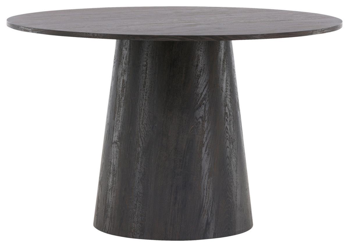 Esstisch Lanzo - Schwarz/Braun, Design, Holz (120/120/75cm) - Livetastic