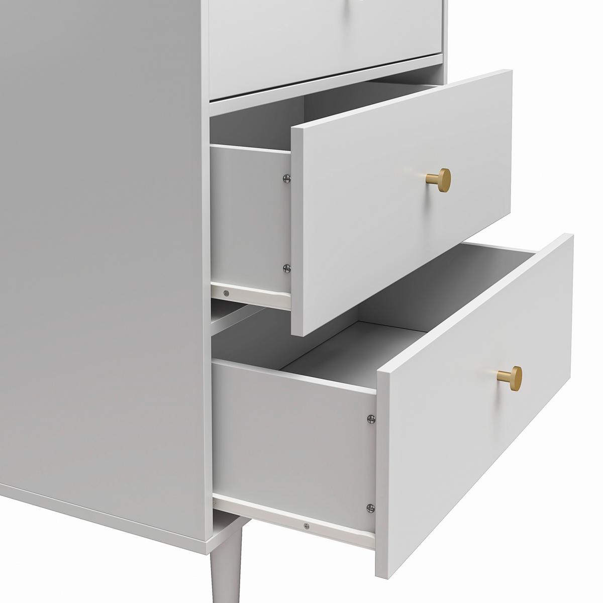 Couchtisch Elizabeth mit Ablagefach Grau - Grau, Design, Holzwerkstoff (70/141/46cm) - MID.YOU