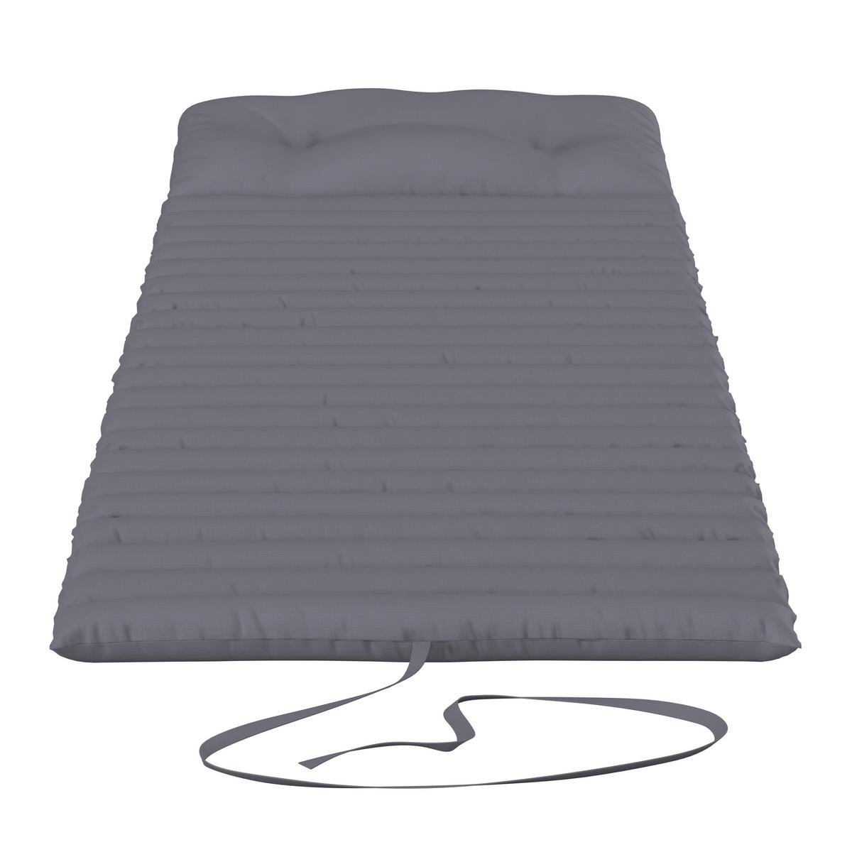 PODLOŽKA NA LEHÁTKO LUNA - šedá, Moderní, textil (180/5/60cm) - Bessagi Garden