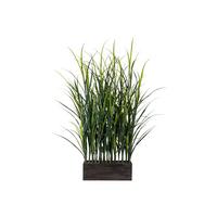 Kunstpflanze Grasbündel H: 90 cm - Braun/Grün, Design, Holz/Kunststoff (90cm) - P & B