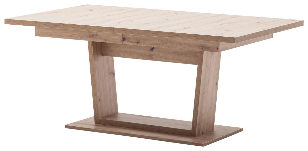 Esstisch Ausziehbar Cortona 180-280x100 Cm Eichefarben - Eichefarben, Design, Holzwerkstoff (180/100/77cm) - Livetastic