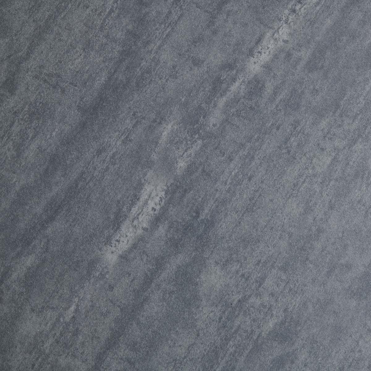 Esstisch Lennox Mdf Melamin Grau, B: 110 Cm - Schwarz/Grau, KONVENTIONELL, Holzwerkstoff/Metall (110/110/76cm) - MID.YOU