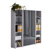 Office Edition B: 173 cm Grau/Anthrazit - Anthrazit Hochglanz/Grau, MODERN, Holzwerkstoff (173/186/33cm) - MID.YOU