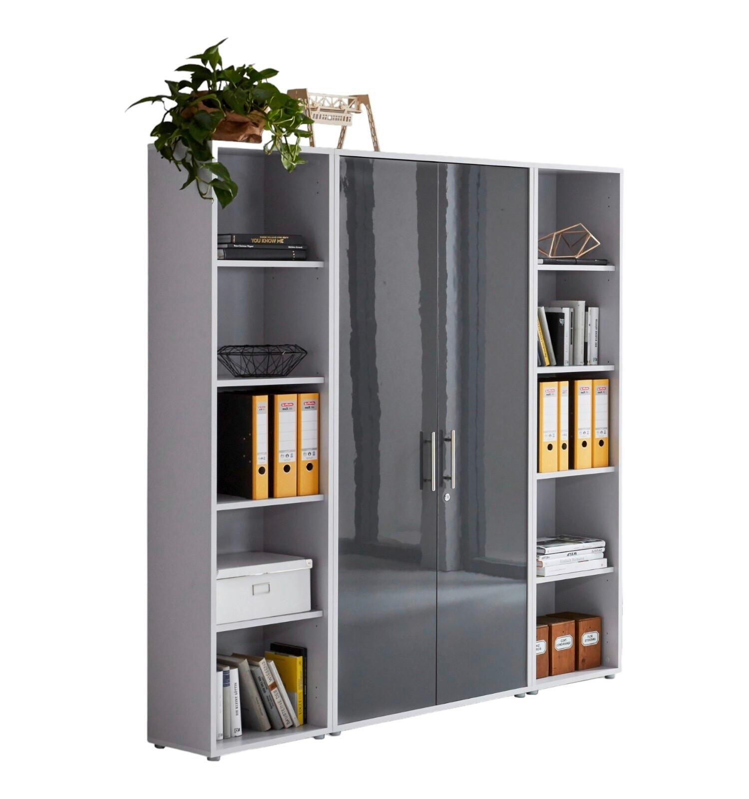 Office Edition B: 173 cm Grau/Anthrazit