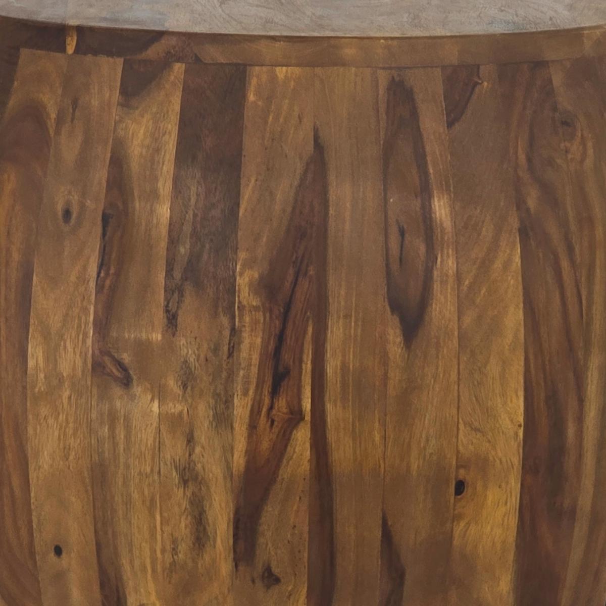 BEISTELLTISCH Braun L: 50cm - Braun, Design, Holz (50/50/40cm) - MID.YOU