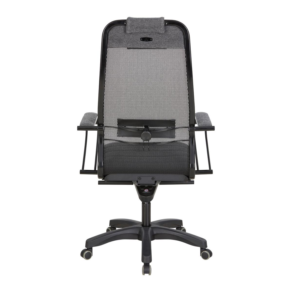 Kancelářské křeslo Samurai Comfort - šedá/černá, Moderní, kov/textil (68/124-134/71cm) - Premium Living
