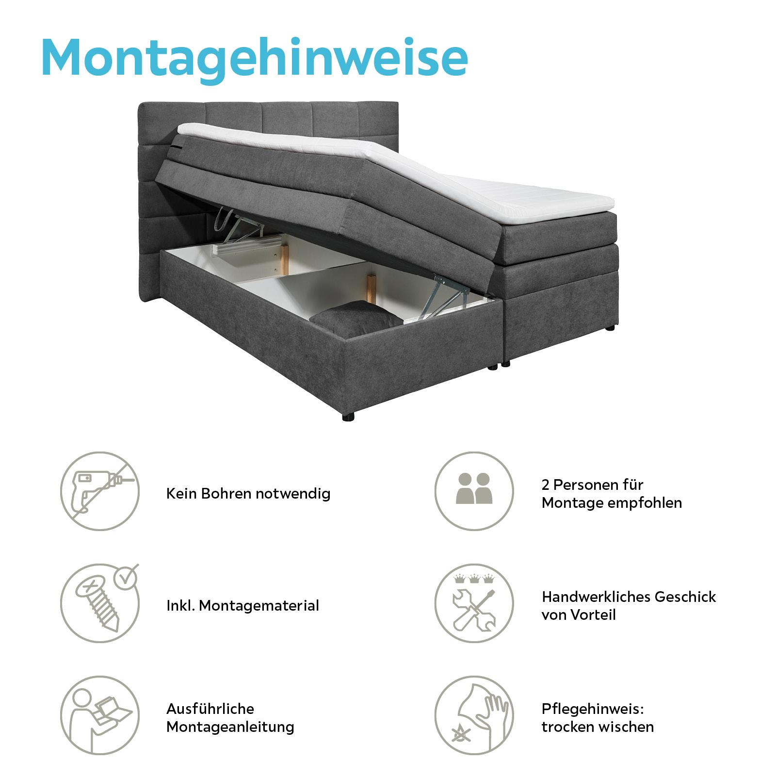 Boxspringbett Montage