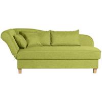 Recamiere Selma  Hellgrün Li. mit Bettkasten+ Schlaffunktion - Buchefarben/Hellgrün, Design, Textil (190/88/82cm) - Max Winzer