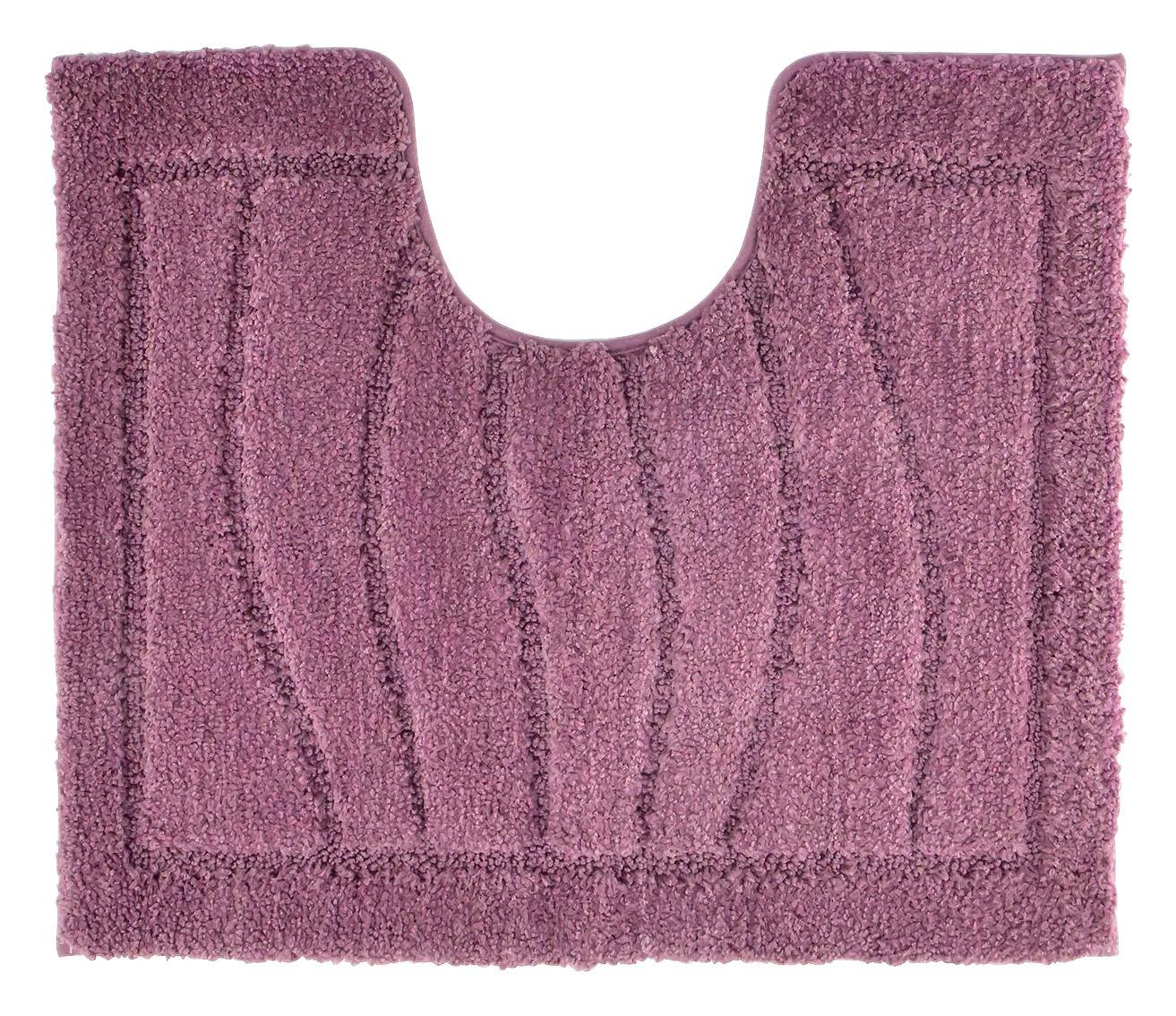 Wc-vorleger Mit Ausschnitt Lasse Altrosa 50x60cm Waschbar - Altrosa, ROMANTIK / LANDHAUS, Textil (50/60cm) - James Wood