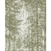 Vliestapete Fading Forest - Weiß/Grün, Basics (200/250cm) - Komar