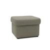 Polsterhocker Sarafina Grau/braun H: 40cm - Graubraun/Schwarz, KONVENTIONELL, Textil (61/40/61cm) - MID.YOU
