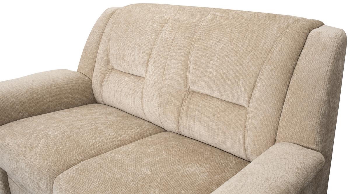 2-SITZER-SOFA Rafael, Beige B: 152 cm - Beige/Schwarz, Trend, Textil (152/95/95cm)