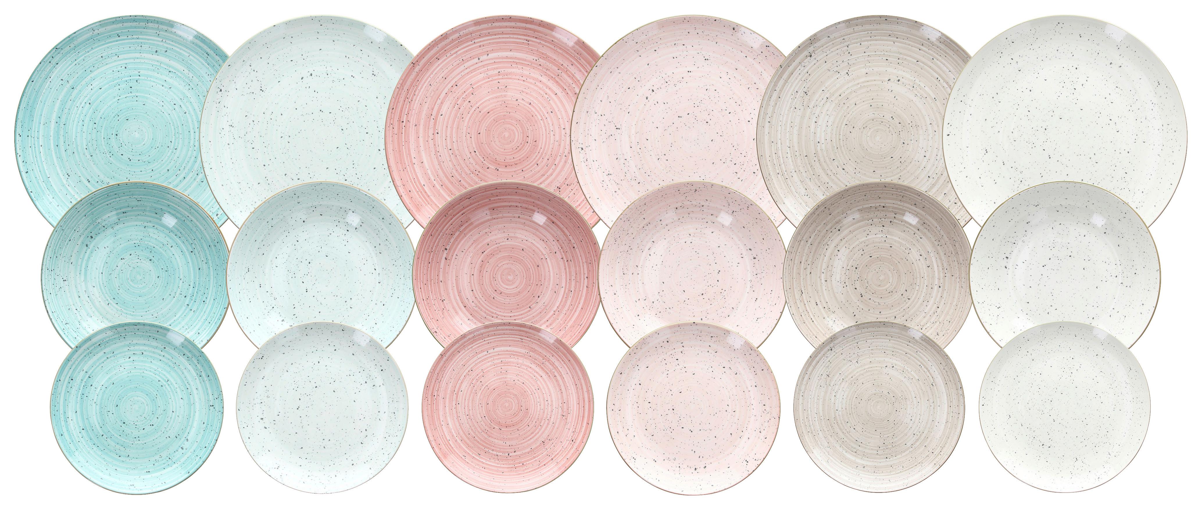 Tafelservice Pepper - Multicolor, Design, Keramik - Tognana