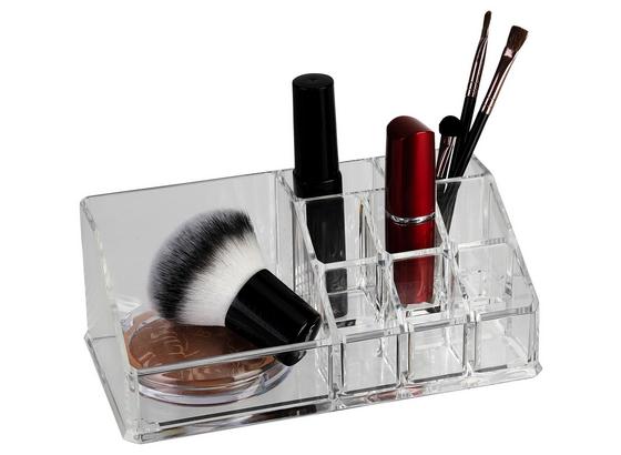 Kosmetik-organizer Eckig - Transparent, MODERN, Kunststoff (17,5/6,5/9,5cm) Kosmetik-organizer Eckig - Transparent, MODERN, Kunststoff (17,5/6,5/9,5cm)