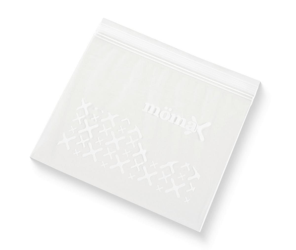 Vrecko na potraviny 2ks - číra/čierna, Konventionell, plast - Mömax