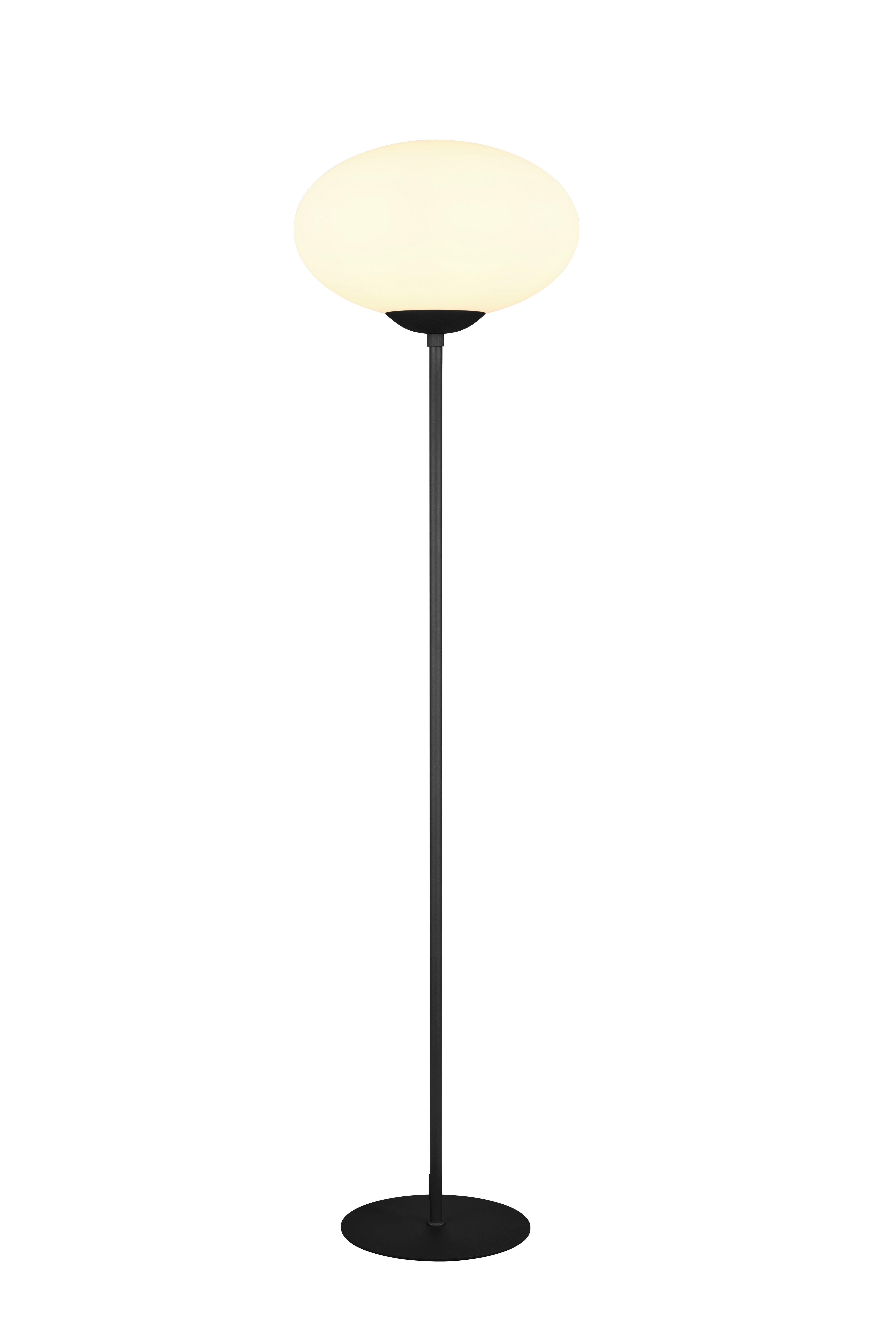 Stehleuchte 463100132 Fomento - Schwarz/Weiß, Basics, Glas/Metall (40/150cm) - Trio Leuchten