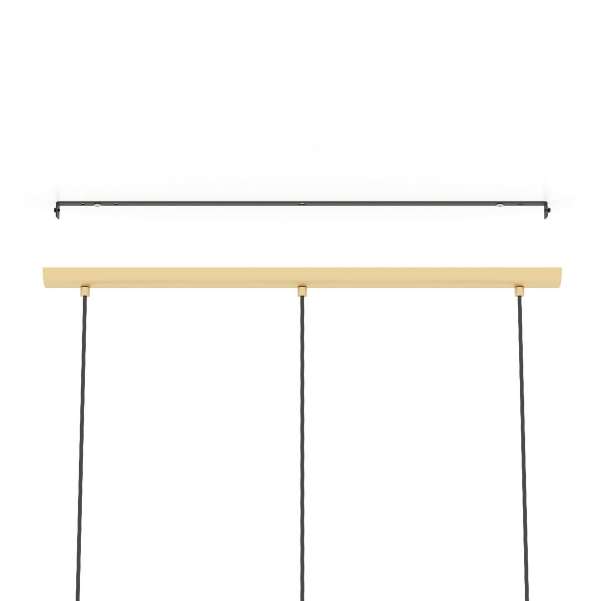 Hängeleuchte 43909*carlton - Goldfarben, Design, Metall (80,5/20,5/110cm) - Eglo