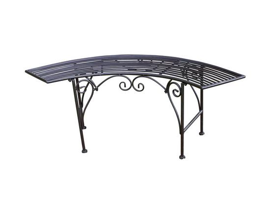 Bogenbank Fuego - Rostfarben, MODERN, Metall (125/47/46,5cm) Bogenbank Fuego - Rostfarben, MODERN, Metall (125/47/46,5cm)