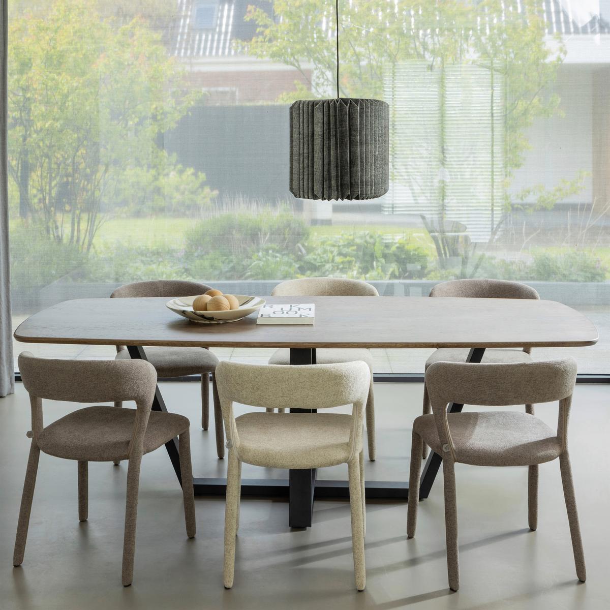 Stuhl-Set Noble Sandfarben B: 51cm - Sandfarben, MODERN, Textil (51/76/56cm) - Livetastic