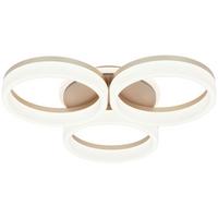 STROPNÍ LED SVÍTIDLO KOOL - šampaňská, Moderní, kov/plast (44/46/8cm) - Mömax