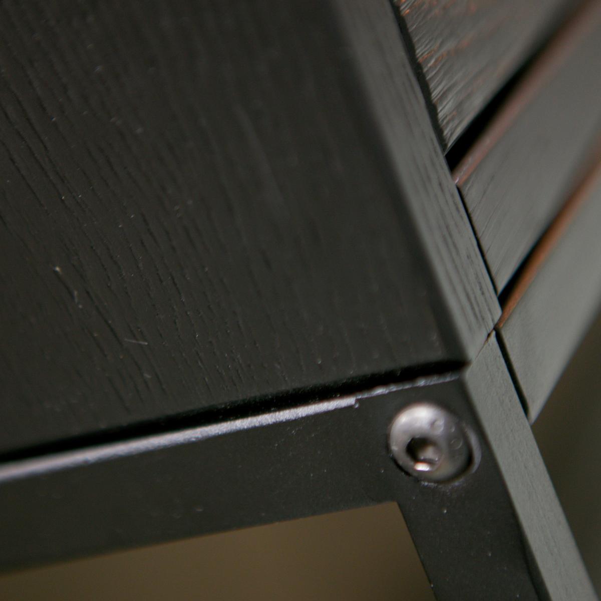 Konsolentisch Silas Schwarz B: 140 Cm - Schwarz, Design, Holz/Metall (140/40/74cm) - Livetastic