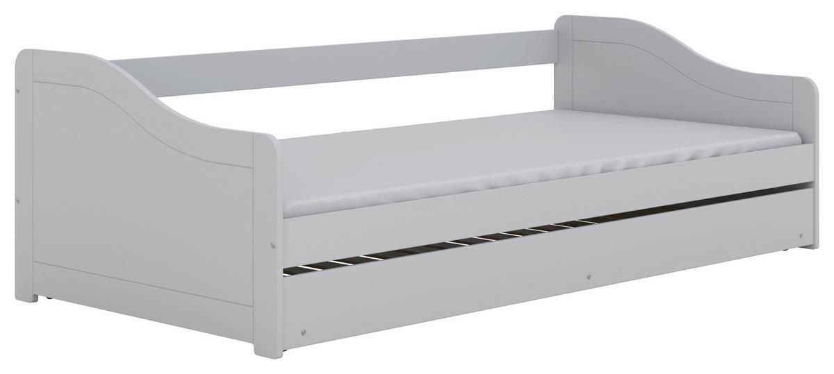Kinder-/Juniorbett Blanka Weiß B: 90cm - Birkefarben/Weiß, MODERN, Holz/Holzwerkstoff (90/200cm) - MID.YOU
