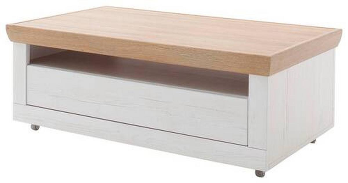 Couchtisch Madrid Eiche-/Pinienfarben - Eichefarben/Pinienfarben, Design, Holzwerkstoff (115/65/44cm) - MID.YOU