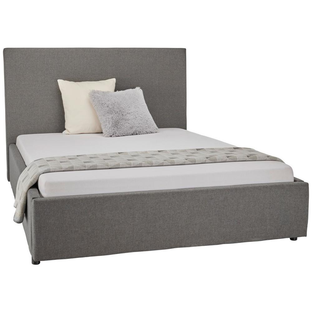 Čalúnená posteľ BILLY 120/200 cm, tmavosivá